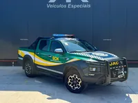 Viatura da Guarda Civil Municipal sobre pickup JAC Hunter, foto 2, transformado pela R&R Veículos Especiais
