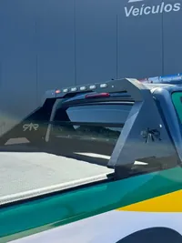 Viatura da Guarda Civil Municipal sobre pickup JAC Hunter, foto 5, transformado pela R&R Veículos Especiais