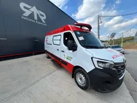 Ambulância SAMU 192 sobre Renault Master, foto 3, transformado pela R&R Veículos Especiais